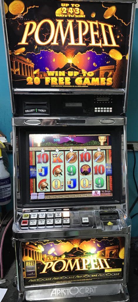 pompeii slot machine for sale